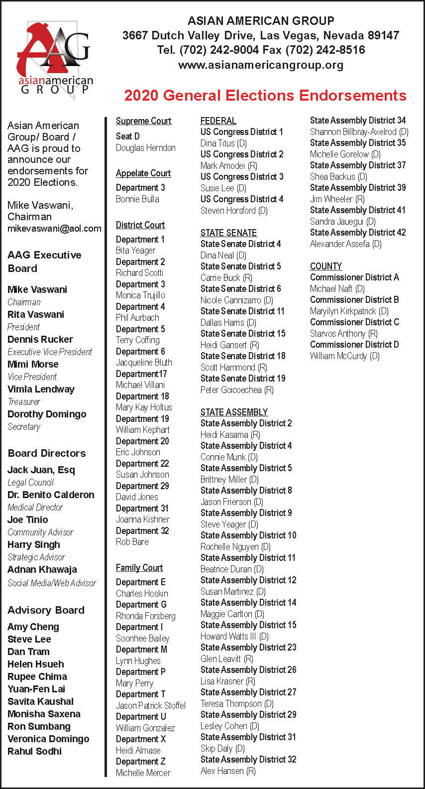 Election 2022: Nevada State Assembly District 39