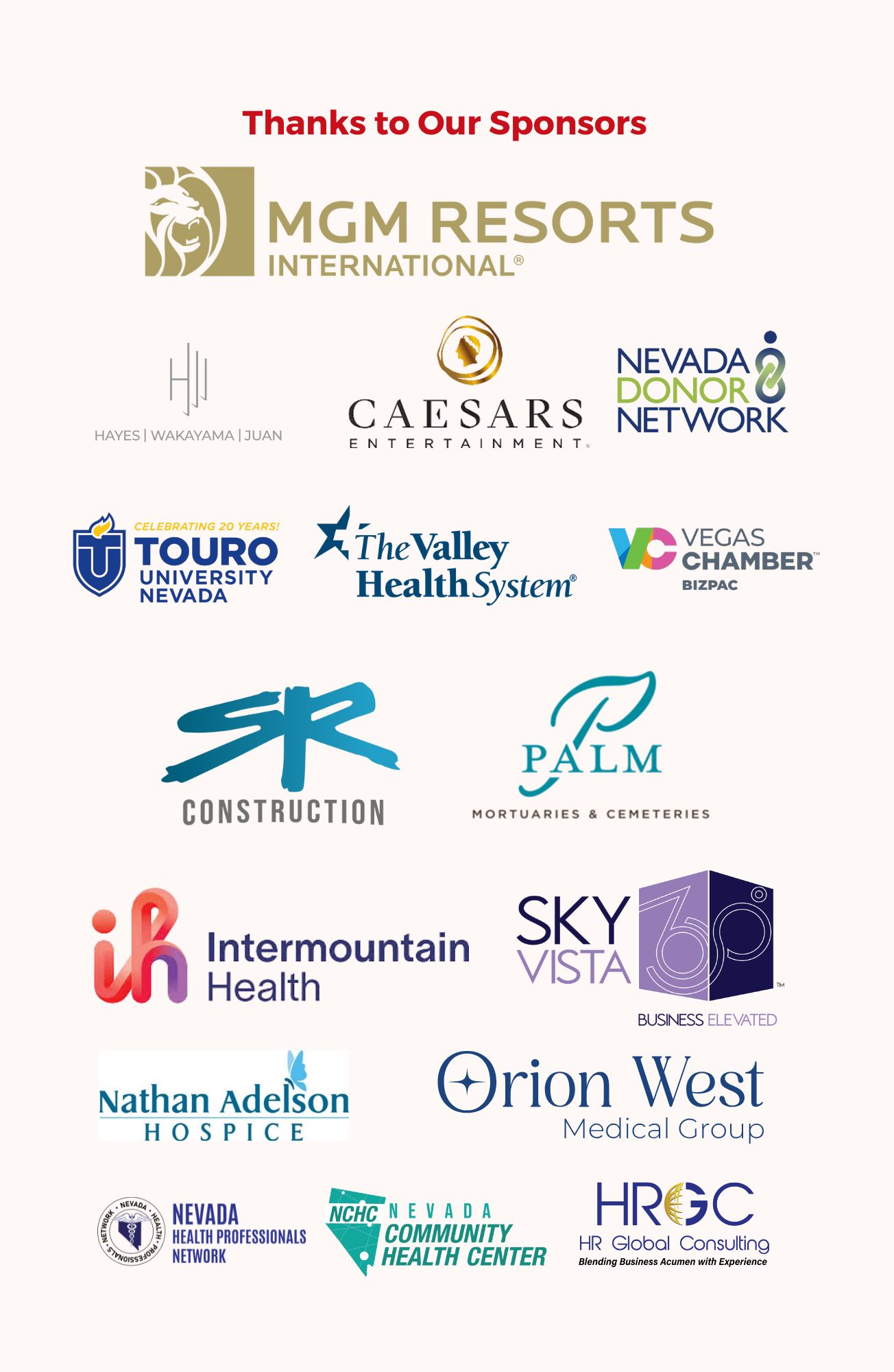 AAG - event sponsors 2025