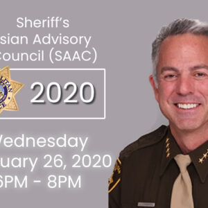 AAG Event Ticket - Sheriff's Asian Advisory Council (Table of 10)